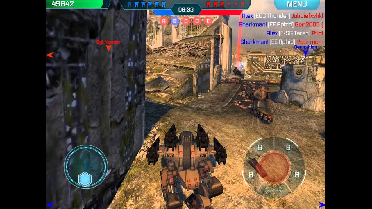 Walking War Robots - Gl. Patton with 4X EE Aphid