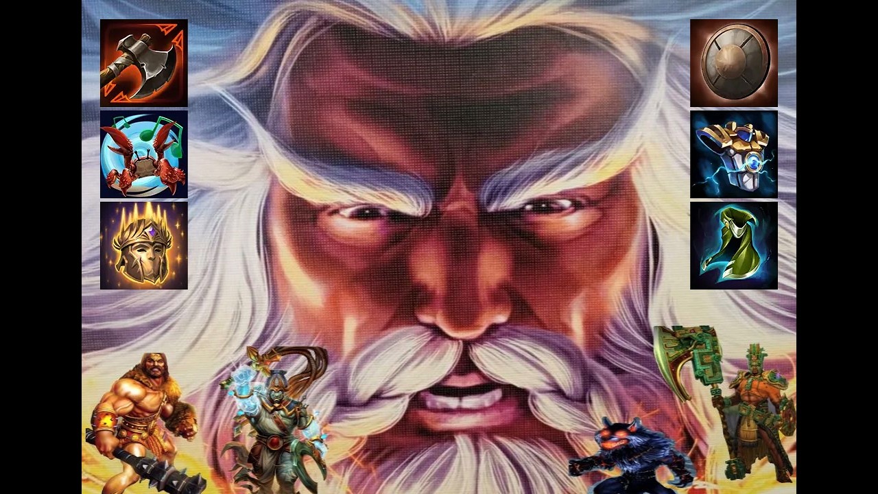 ZEUS IS A TANKK YOU CAN'T CONVINCE ME OTHERWISE - SMITE 2 MONTAGE