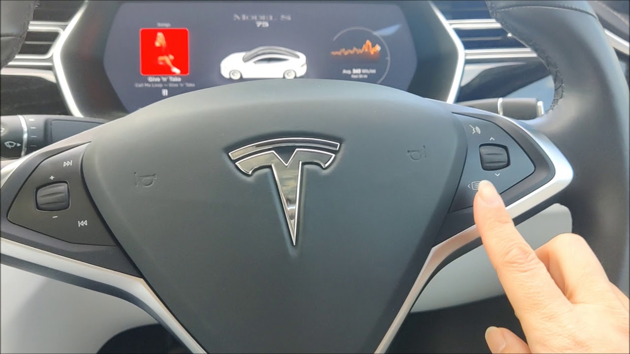 Tesla Model S Steering Wheel Scroll Customisation
