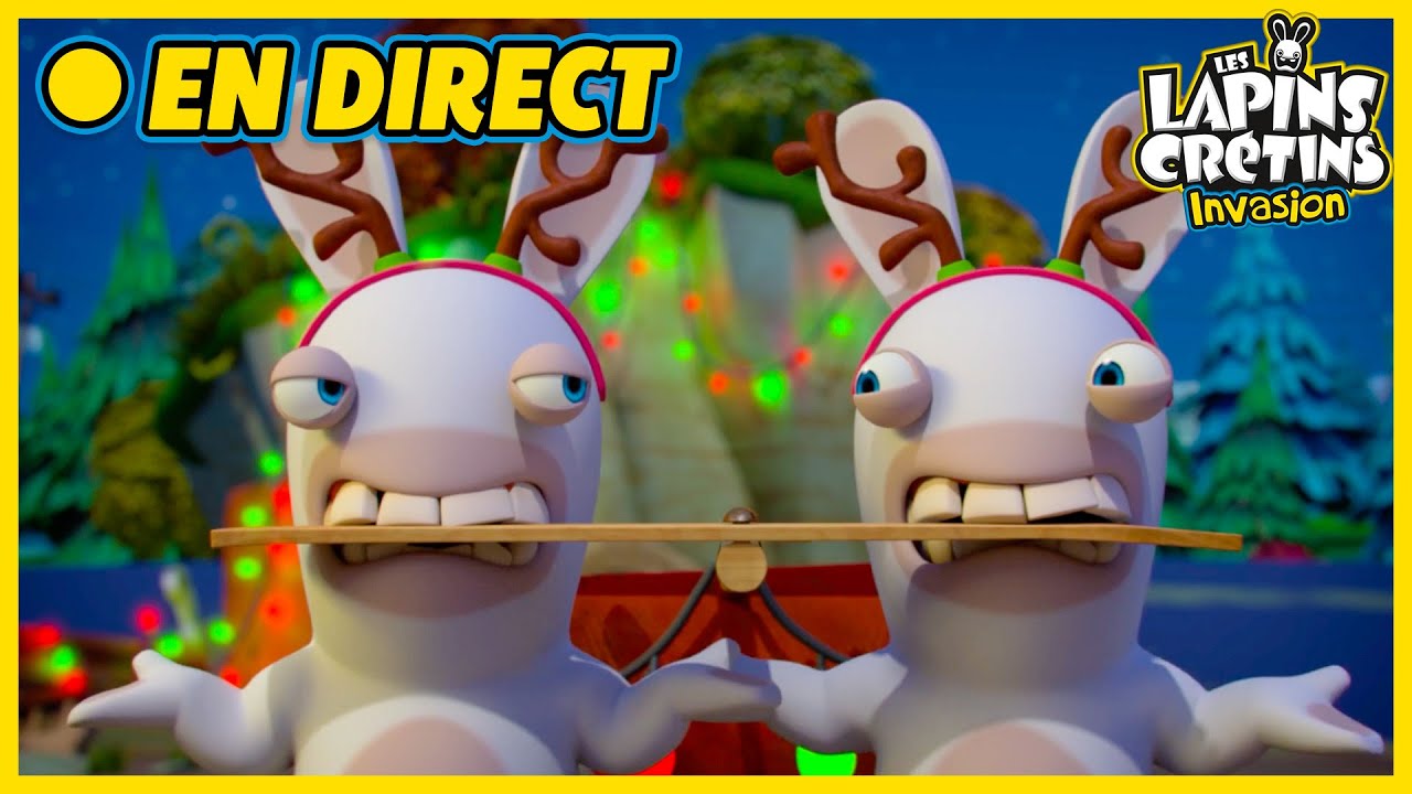 Noël complètement givré avec les Lapins Crétins 🤣🎄 Meilleurs Épisodes ✨🎁 Dessins Animés pour Enfants