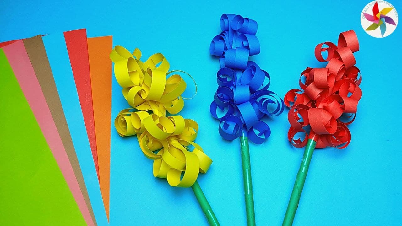 Easy Origami Flower Tutorial | Step-by-Step Paper Flower Craft | Zui Art and Craft