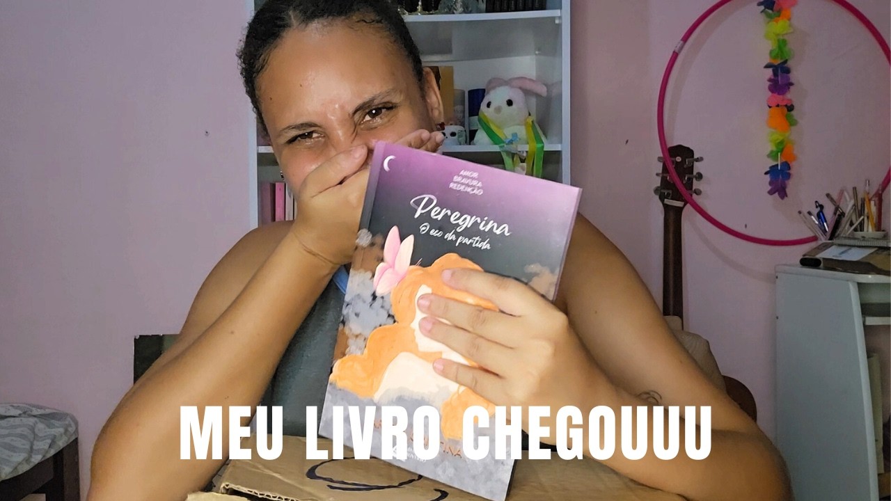 UNBOXING DO MEU PRIMEIRO LIVRO FÍSICO
