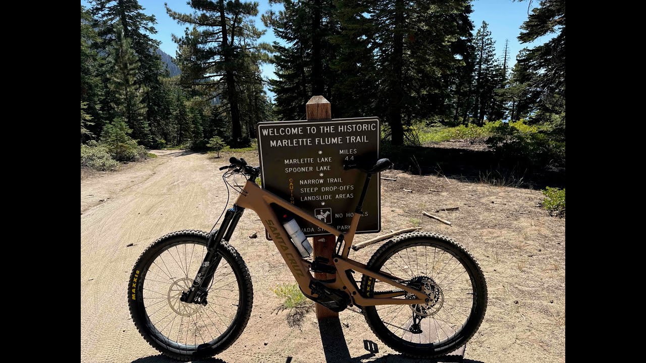 MTB The Flume Trail at Tahoe!