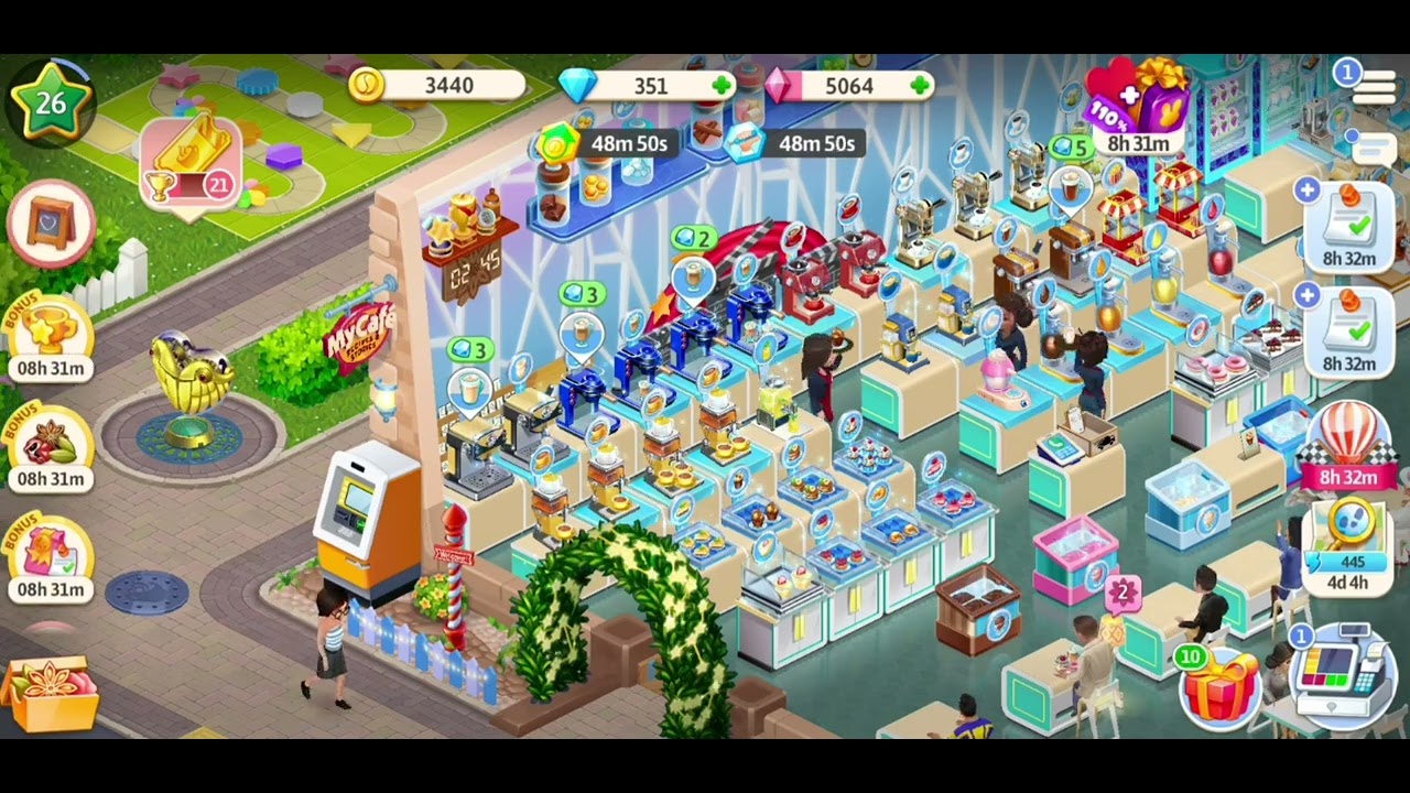 My Cafe level 26. Lemonade $1,900,000. Recipes #mycafe #mycaf&eacute; #mycafegame