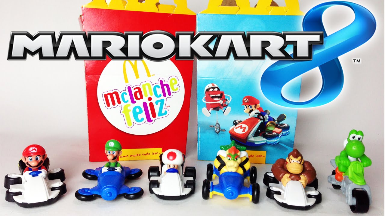 McLanche Feliz Out 2015: Mario Kart 8 coleção McDonalds
