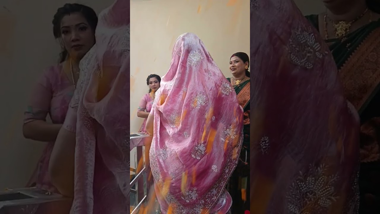 ছেলেপক্ষ যখন মেয়েকে আশীর্বাদ করতে যায়  #Engment #foryou #viralvideo 