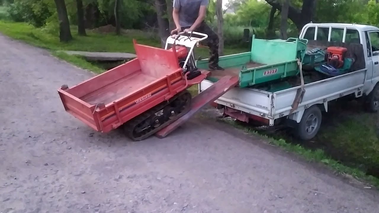 Гусеничные мини самосвалы. 