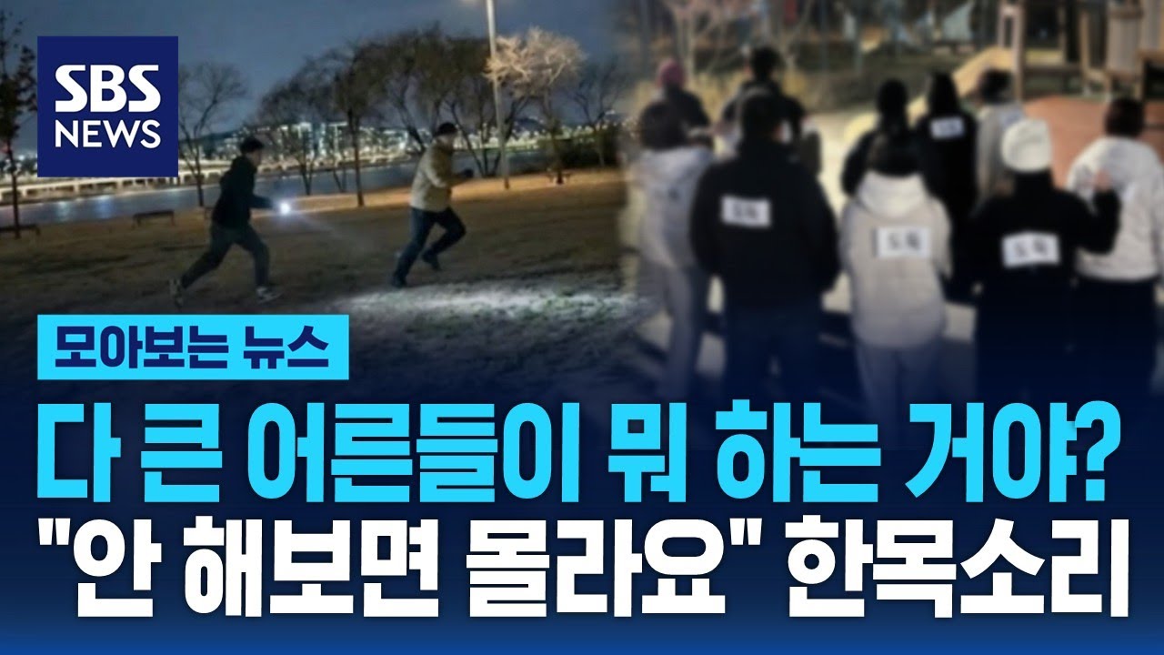 다 큰 어른들이 뭐 하는 거야?…