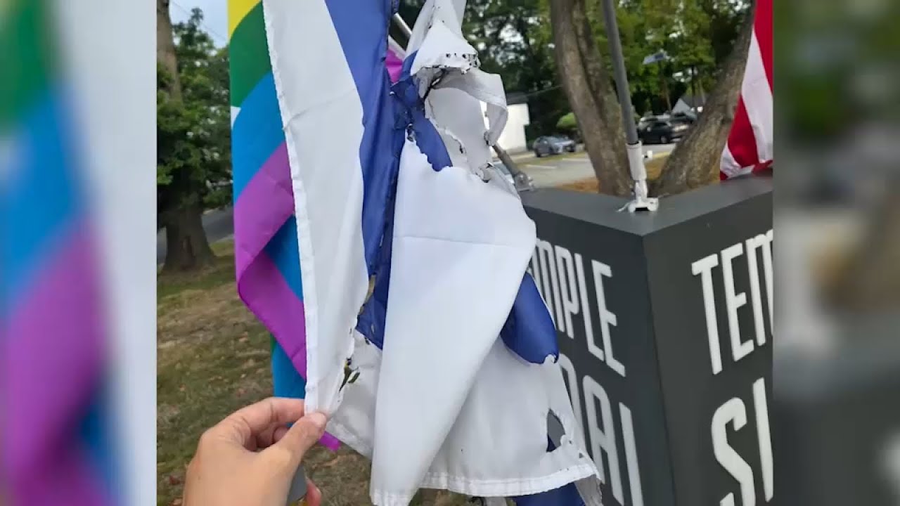 Police investigating after Israeli flag burned outside NJ synagogue