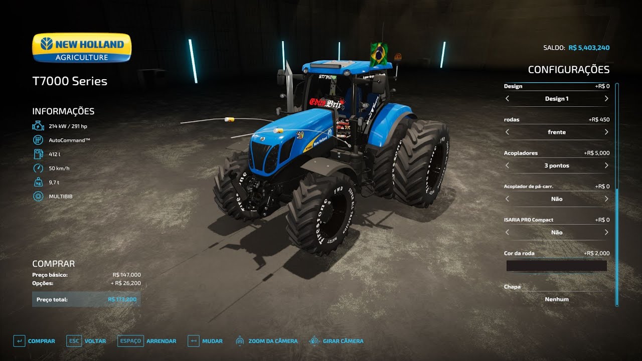 Mapa Agronópolis Fazenda Recco Farming simulator 22 @reccogameplay