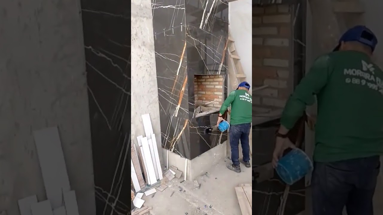 churrasqueira revestida em porcelanato 😀