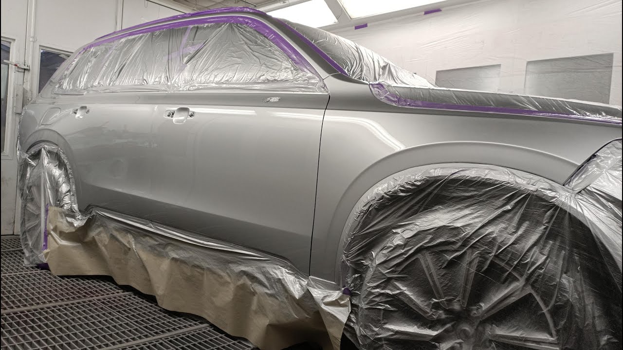 Standoblue Silver VOLVO XC90 Spray Painting