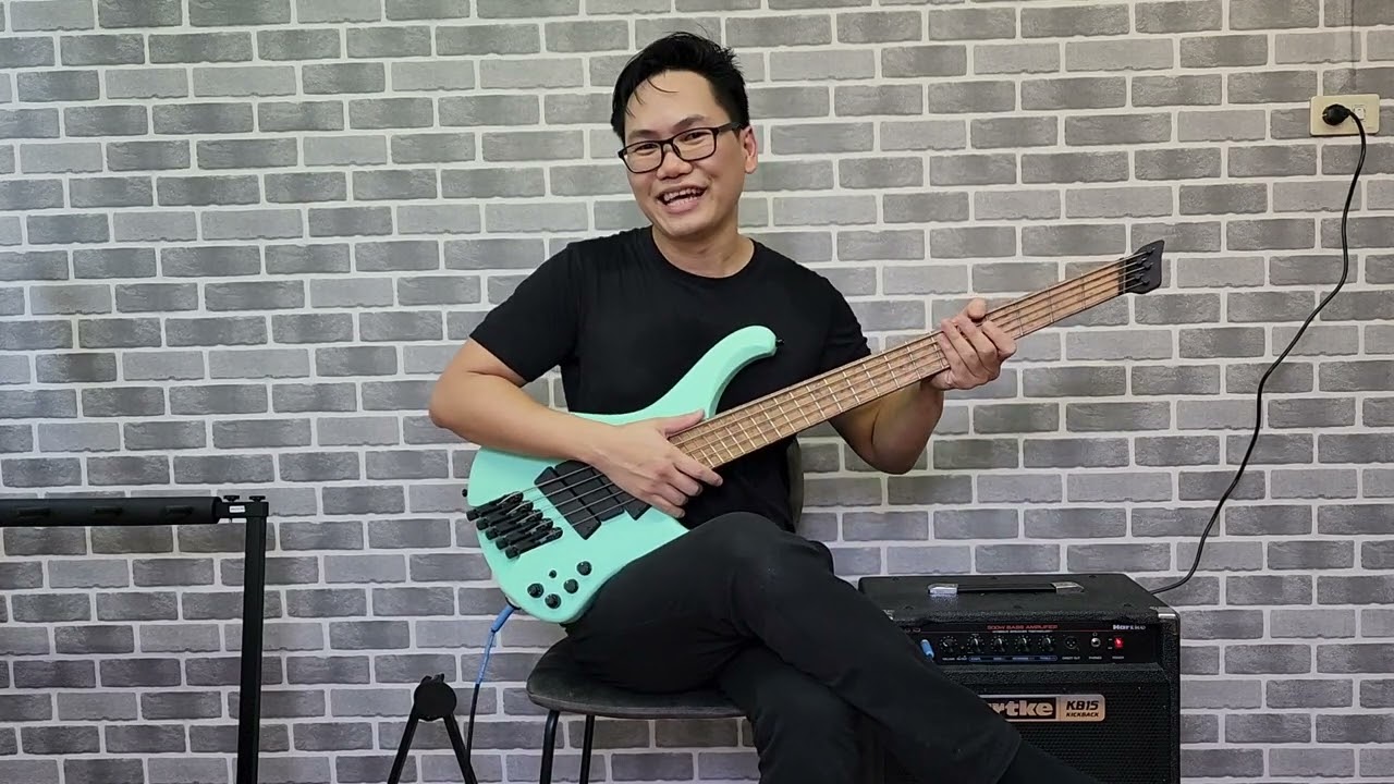 รีวิว Ibanez EHB1005MS 5-string Multi-Scale bass และแนะนำการ MOD. วงจรปรับเสียง +6 DB