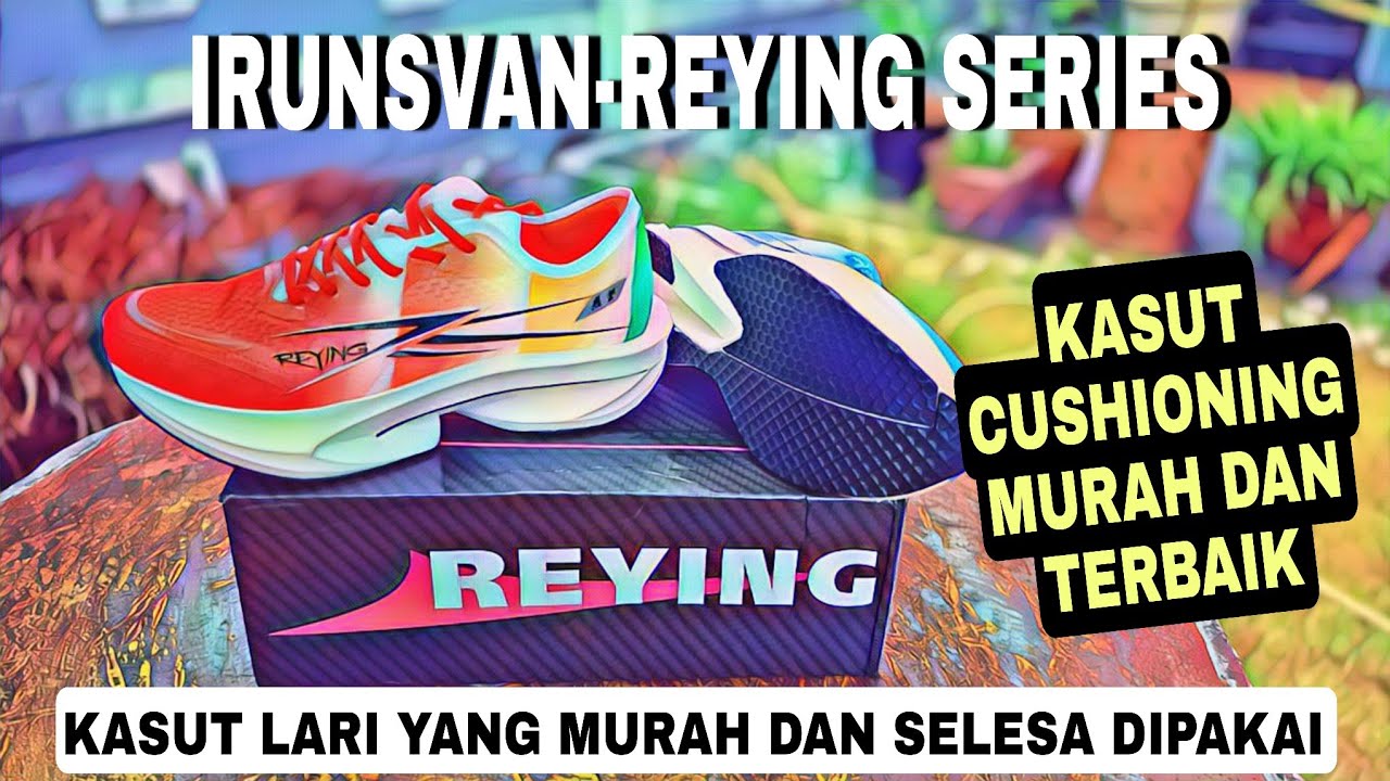 IRUNSVAN-REYING SERIES - Kasut lari Cushioning yang lembut tetapi Stabil