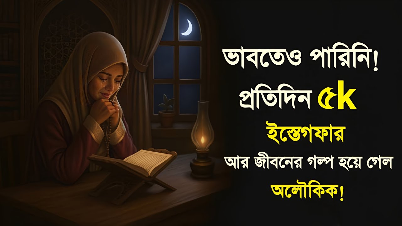 যে দিন থেকে আমি ৫ হাজারবার ইস্তেগফার শুরু করলাম, আমার ভাগ্যই পাল্টে গেল।