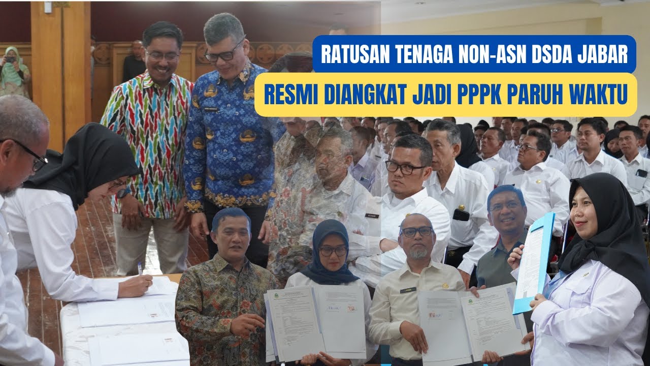 Penandatanganan dan Penyerahan SK PPPK Paruh Waktu DSDA Jawa Barat