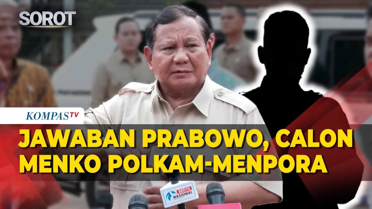 Bikin Ketawa! Jawaban Presiden Prabowo Ditanya Calon Menko Polkam & Menpora