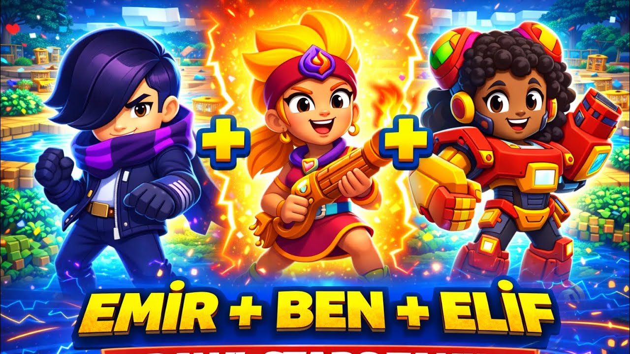 Elif ve Emir ile Brawl Stars Oynadık! Ortalık Karıştı 🔥