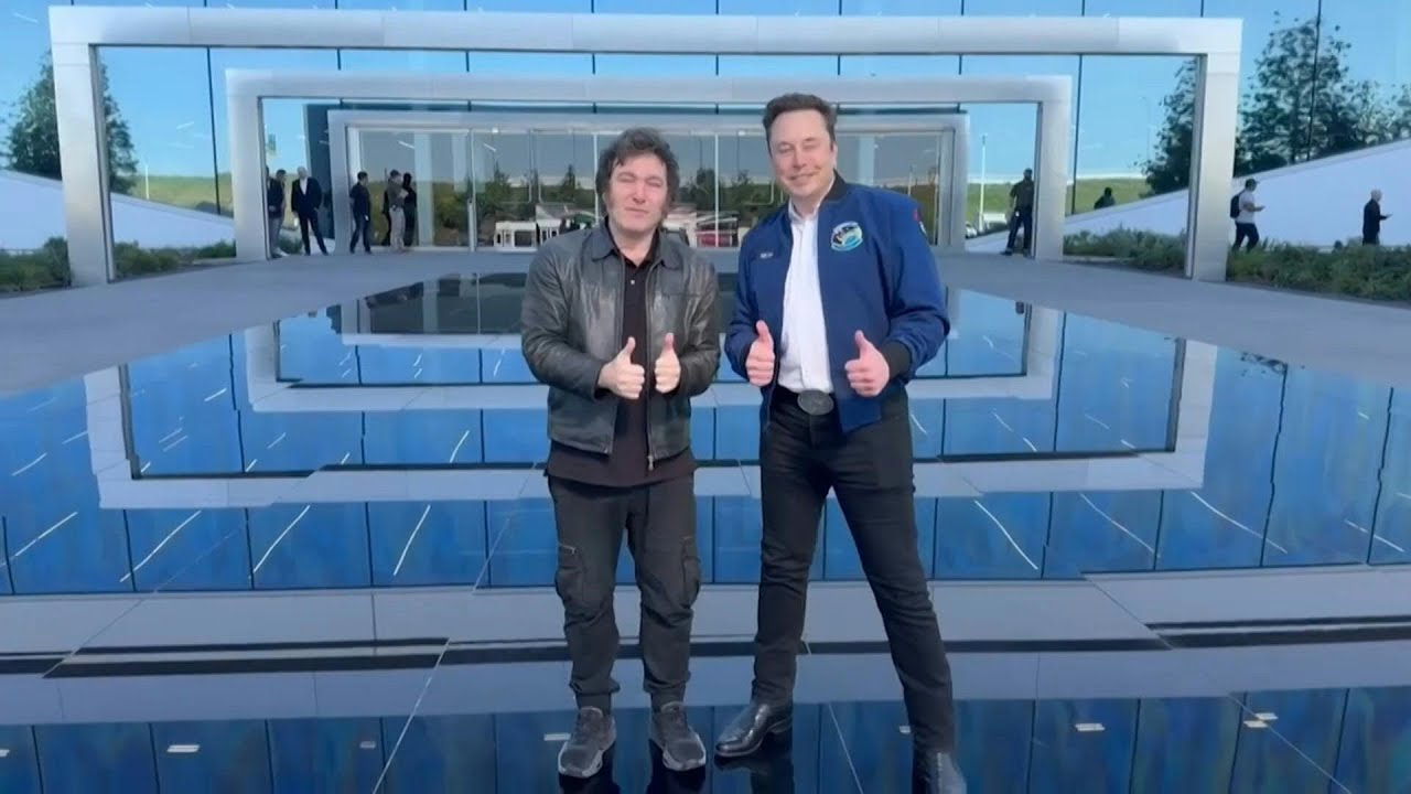 Javier Milei visits a Tesla factory in Austin with Elon Musk | AFP
