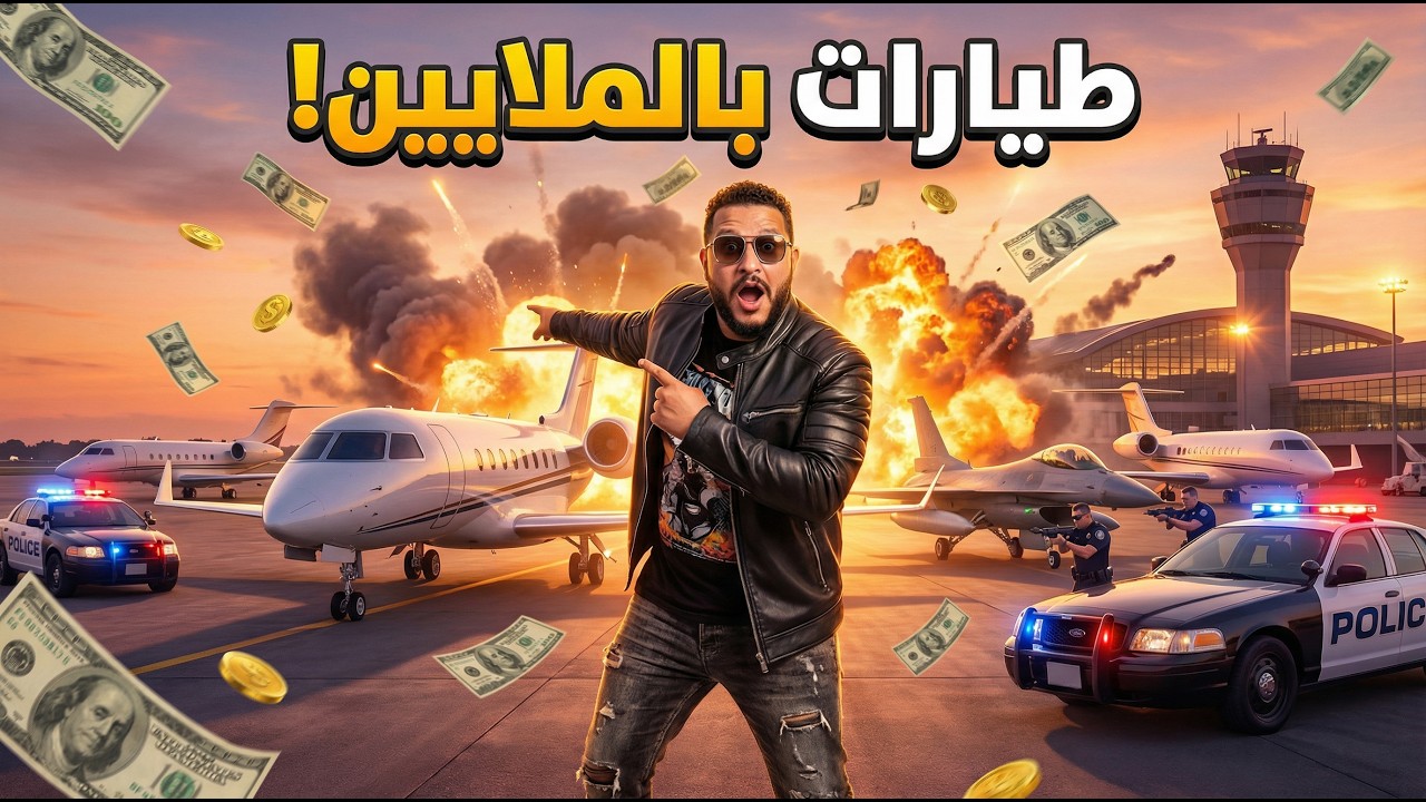 6️⃣ قراند 5: أولاد الأعرج #11 ✈️ عملية مجنونة… طيارات بملايين في إيدينا! 💎🔥 | GTA V