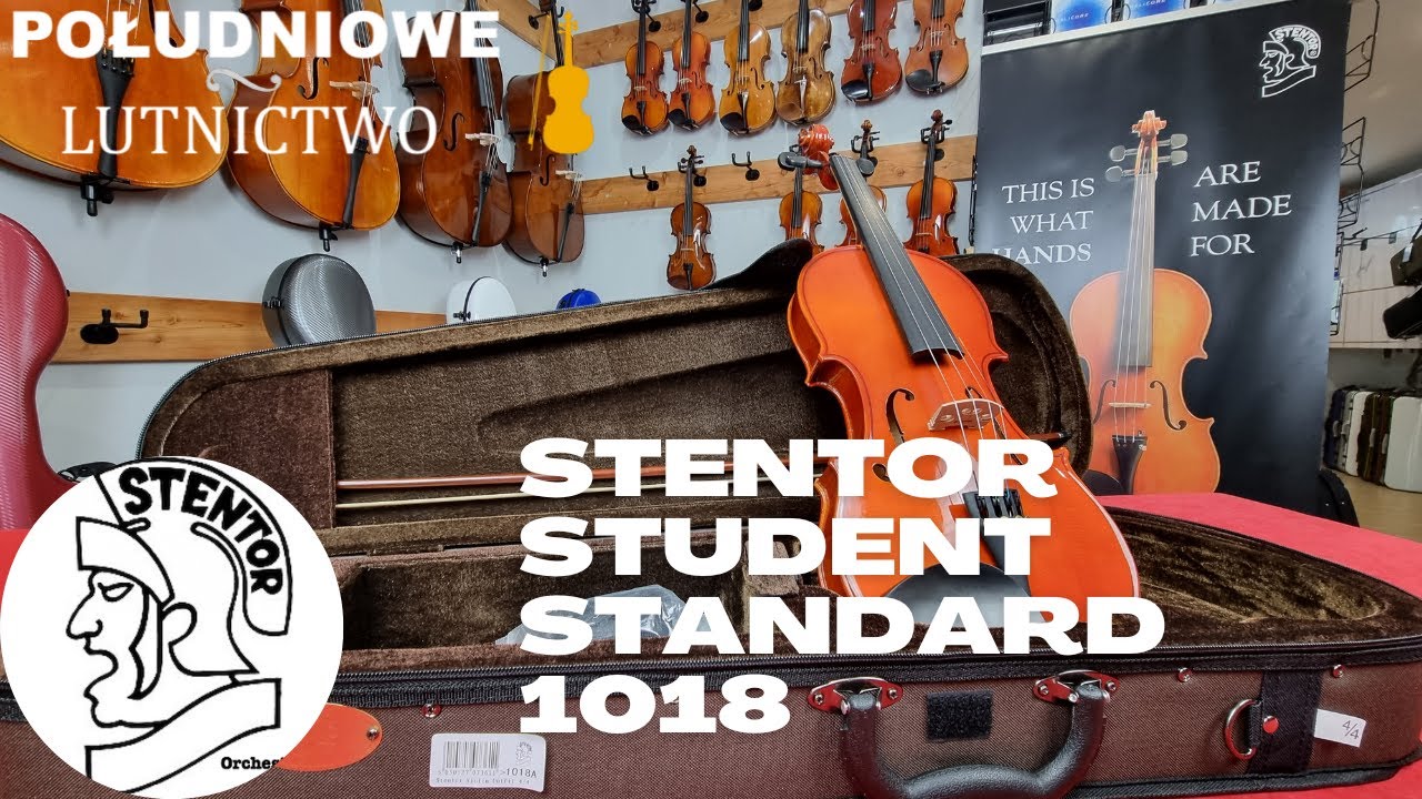 Skrzypce uczniowskie Stentor Student Standard 1018. Prezentacja instrumentu. Recenzja skrzypiec.
