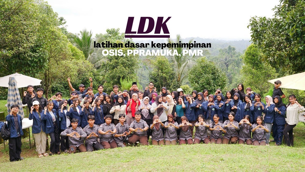Kegiatan latihan dasar kepemimpinan ( LDK  ) SMKN 3 BANYUMAS