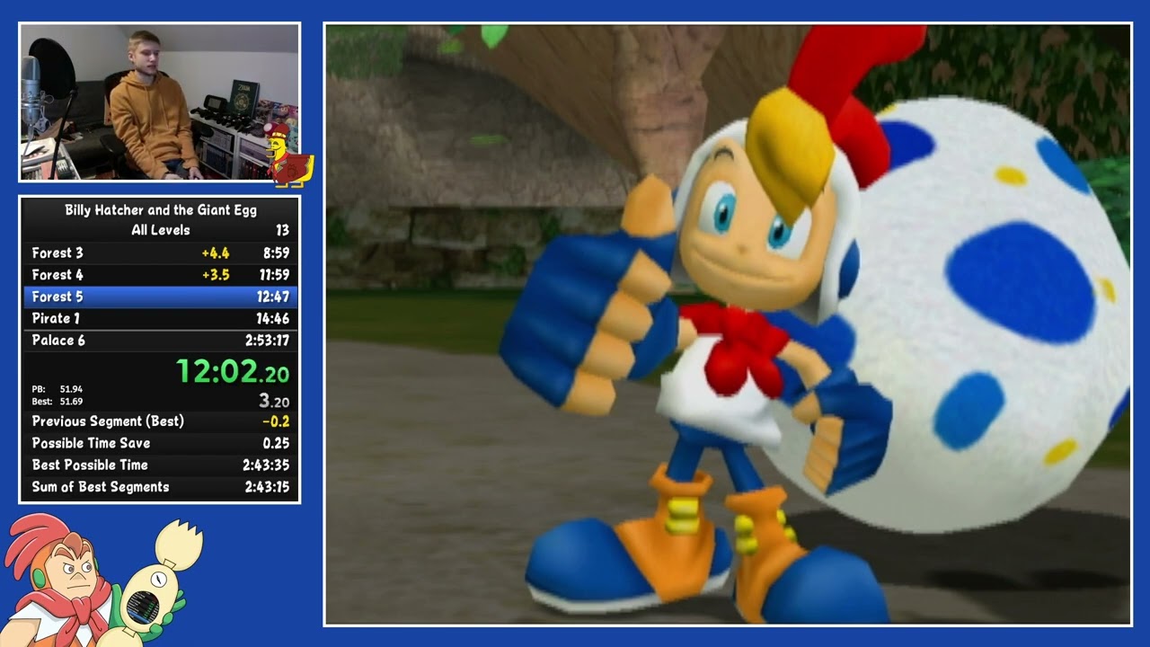 Billy Hatcher and the Giant Egg All Levels in 2:48:43