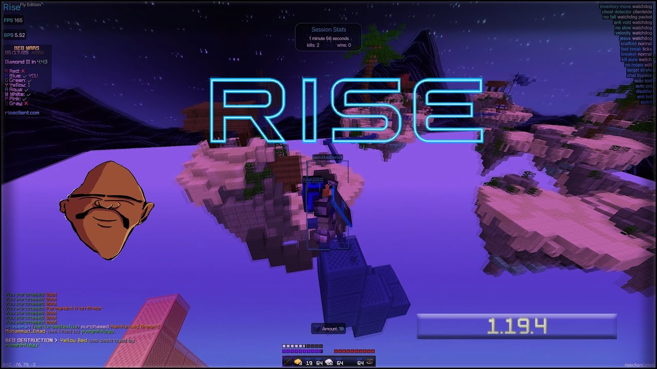 Hypixel Cheating is NOT FIXED! | Rise Client