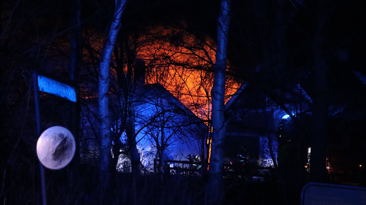 Voldsom g&aring;rdbrand ved Gadstrup natten til Mandag 30/3-26