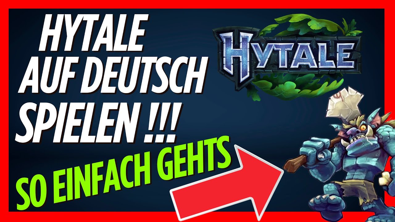 Hytale auf DEUTSCH spielen 🔥| So einfach änderst du die Sprache