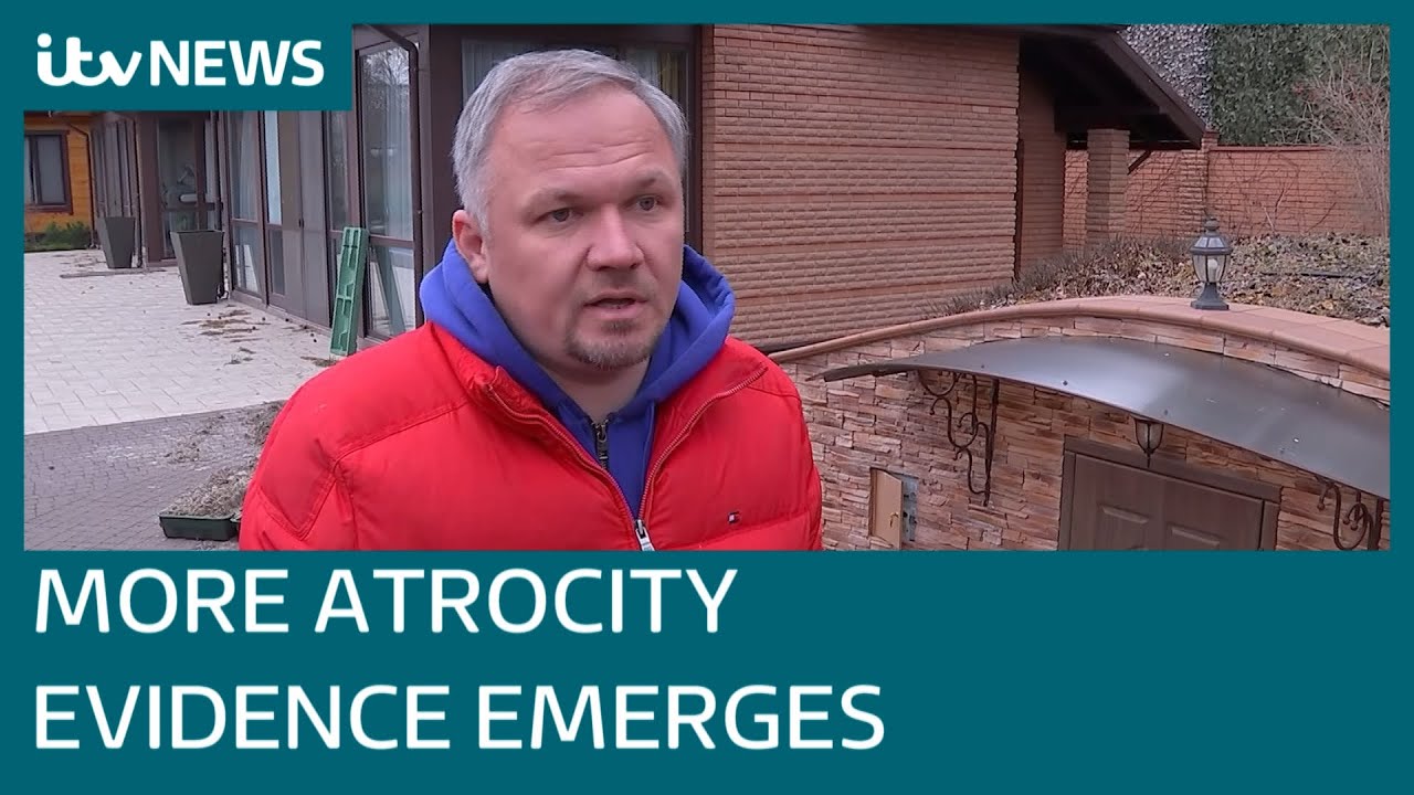 The villager who buried those he couldn't save from Russian occupiers | ITV News