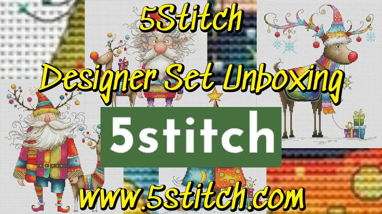 5Stitch Unboxing!! #5stitch #stampedcrossstitch #pointdecroix #flosstube  #embroidery #unboxing