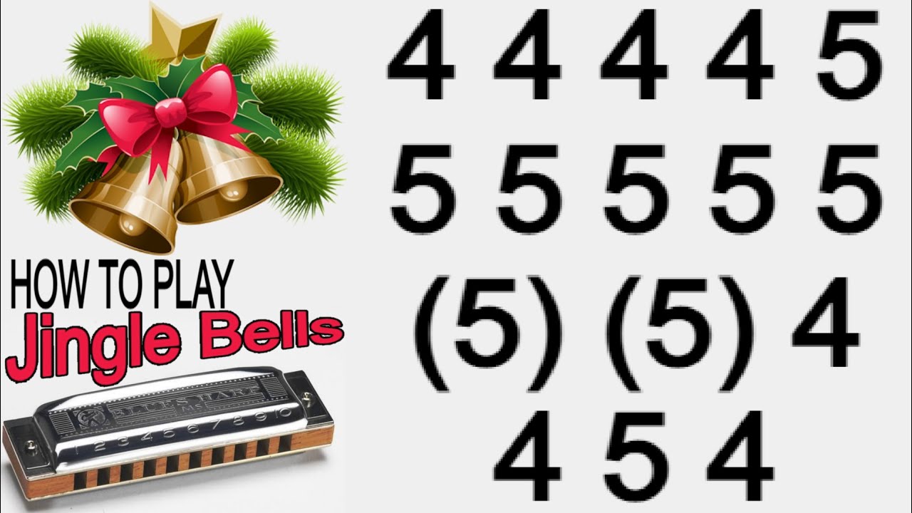 JINGLE BELLS HARMONICA ( C DIATONIC ), ARMÓNICA C, BLUES HARP C, GAITA DE BOCA C, MUNDHARMONIKA C
