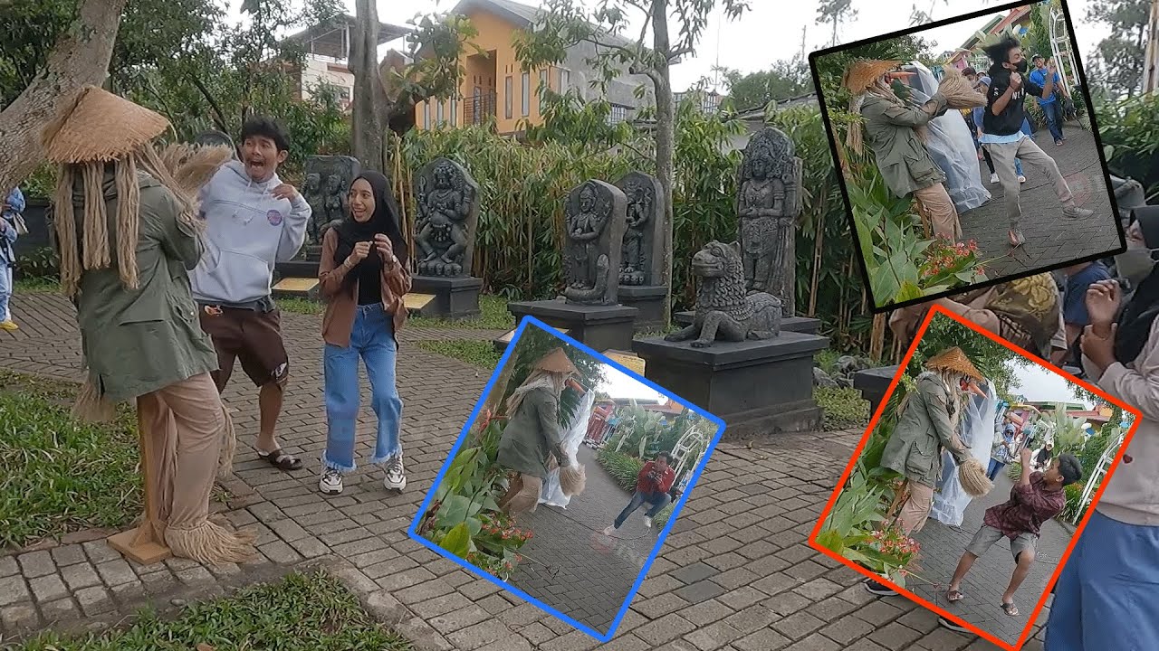 Kompilasi Prank Orang-Orangan sawah !! KUMPULAN KAGET LAKI-LAKI #2