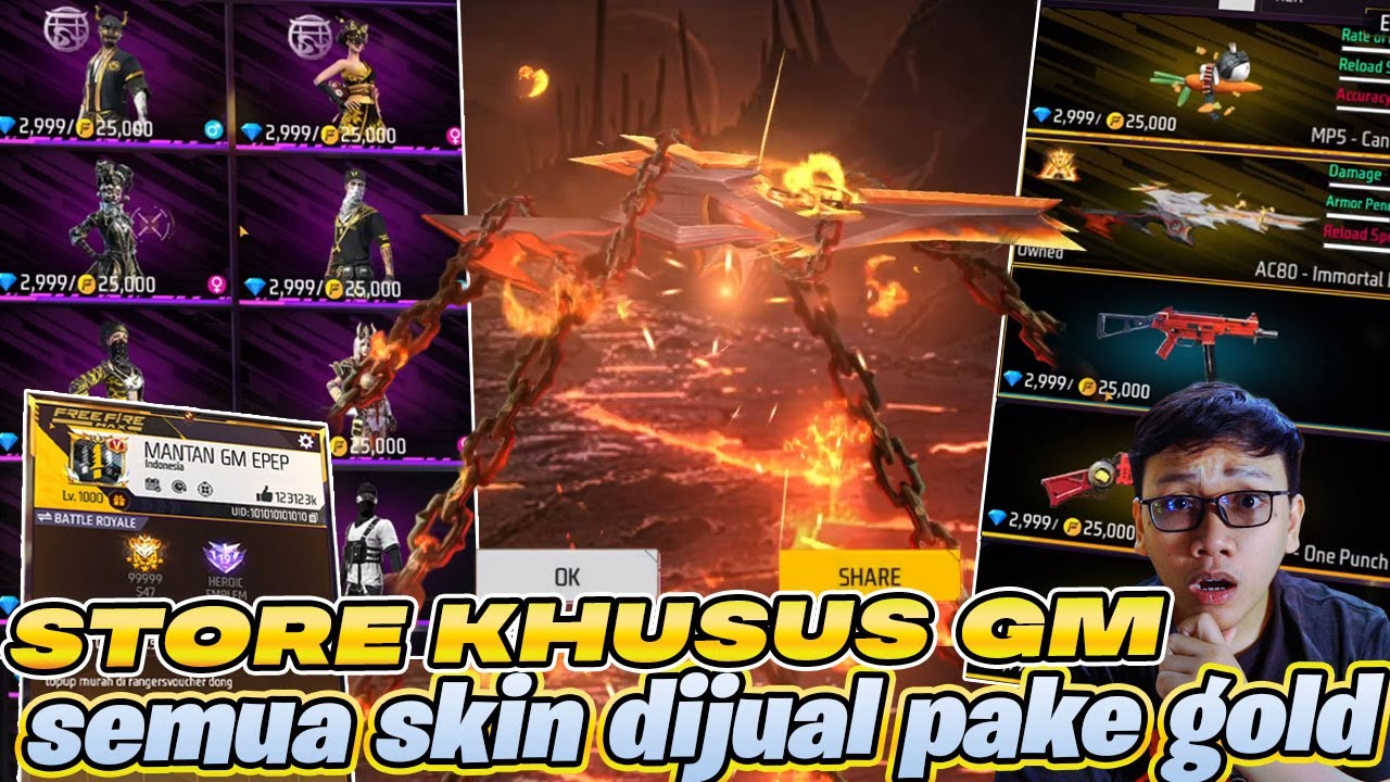 AKU BORONG STORE RAHASIA DI AKUN GM! NGERI BANGET SEMUA SKIN DIJUAL MURAH!