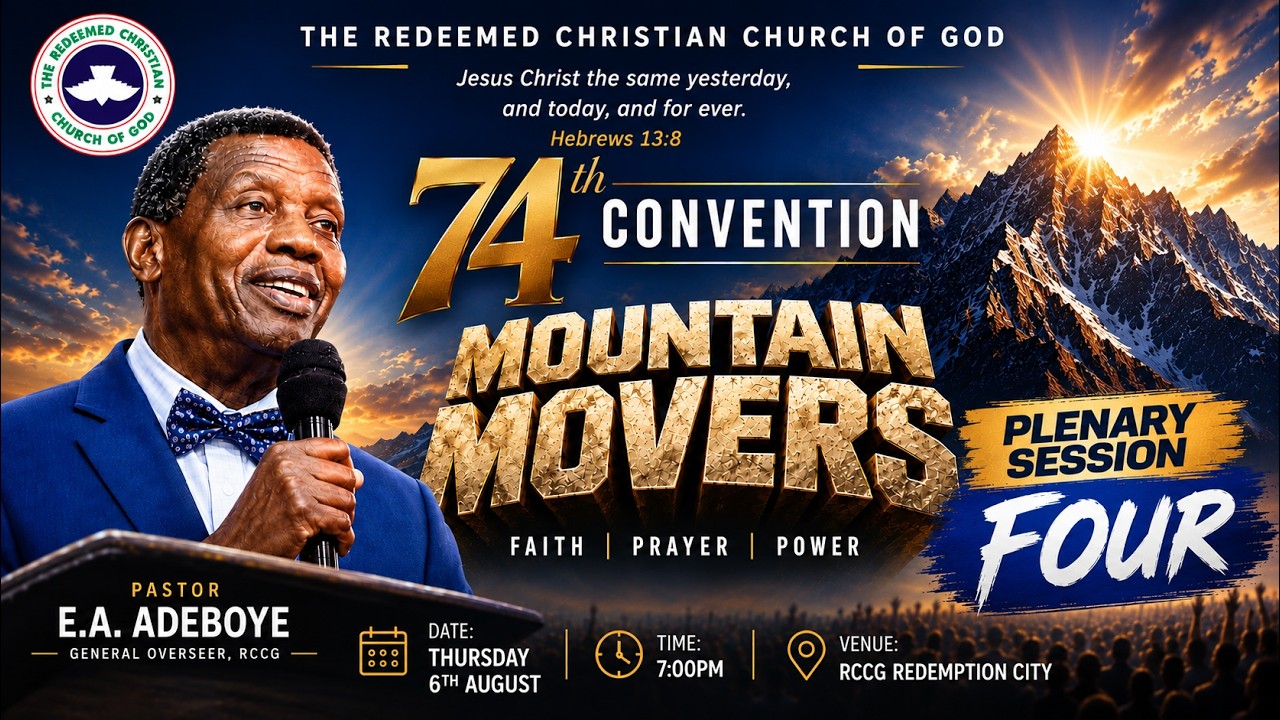 🔴 LIVE: 2026 RCCG 74TH ANNUAL CONVENTION || PLENARY SESSION 4  || DAY 4