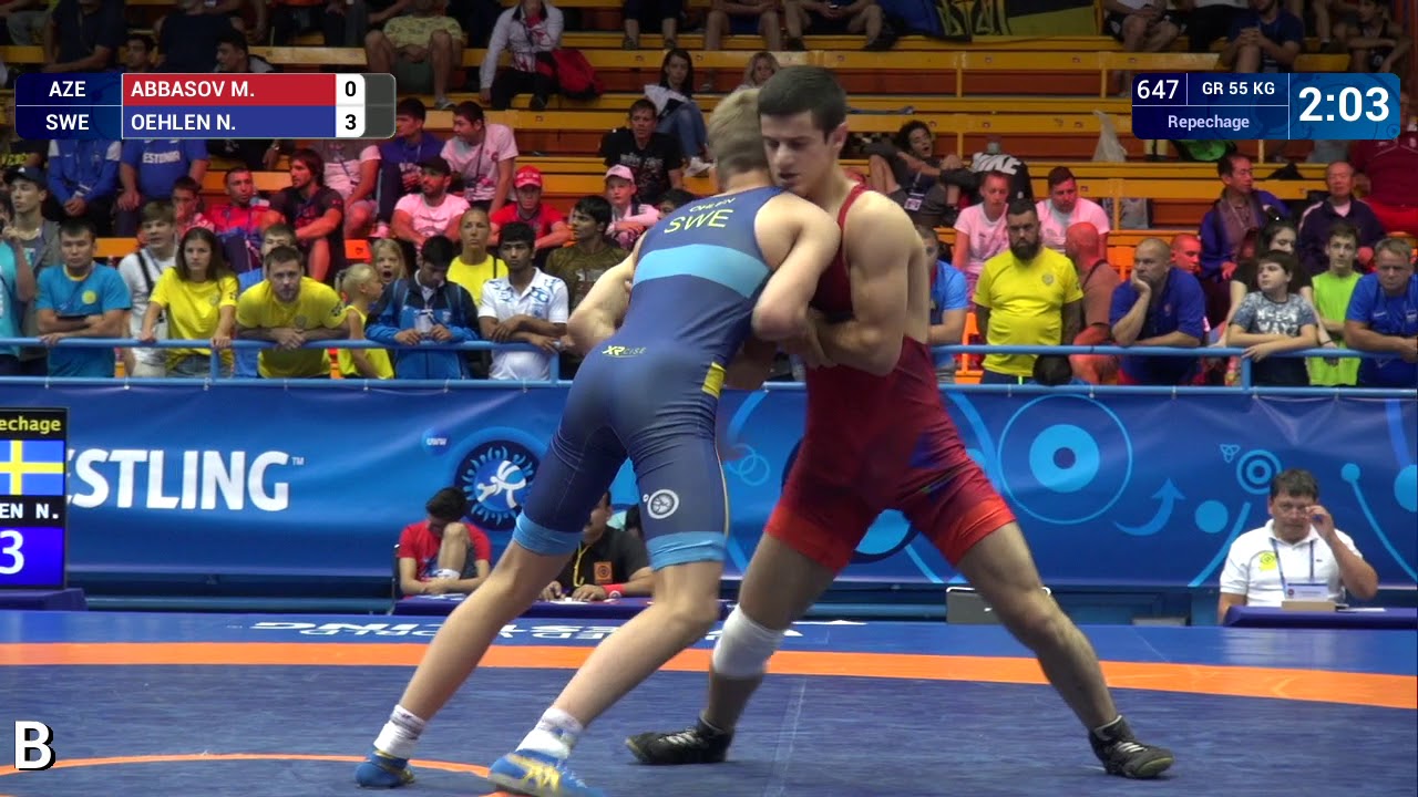 Repechage GR - 55 kg: M. ABBASOV (AZE) v. N. OEHLEN (SWE)