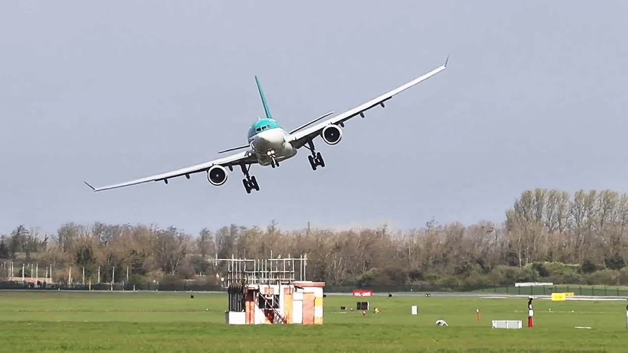 Посадка A330 при боковом ветре пошла не так