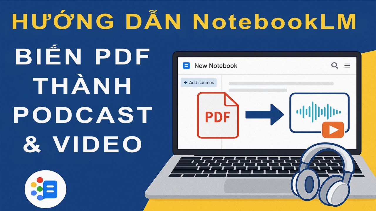 NotebookLM là gì? Hướng dẫn chi tiết biến tài liệu thành podcast & video chỉ với 1 click