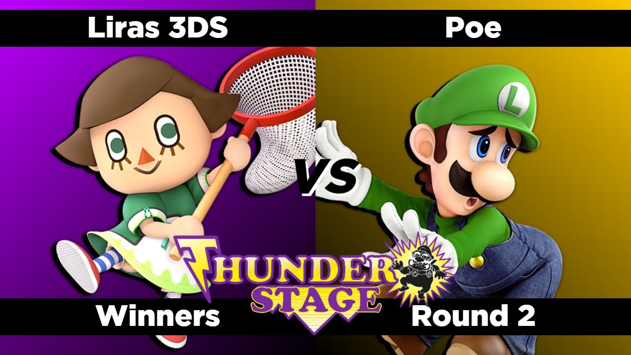 TS 85 - Liras 3DS (Villager) Vs. Poe (Mario, Luigi) Smash Ultimate - SSBU