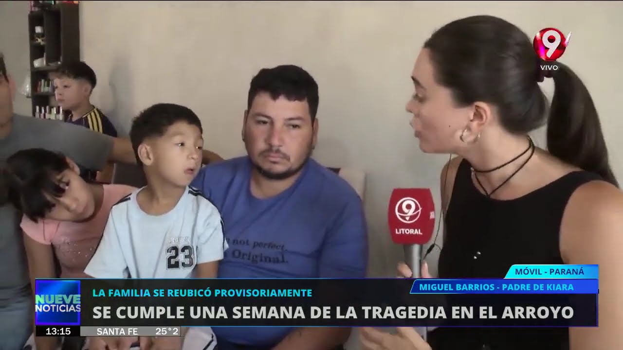 A una semana de la tragedia del arroyo, la familia se reubicó provisoriamente