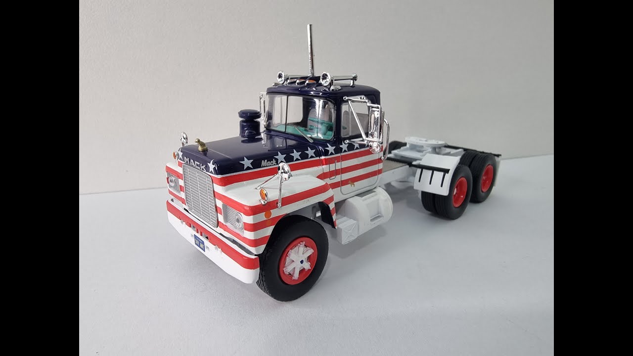 1966 mack r-series prime mover by ixo stars & stripes 1/43 scale diecast model truck cab review