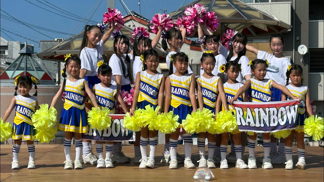 【7曲】チアダンスRAINBOW鳥取☆智頭街道にぎわいイベント2025.8.14
