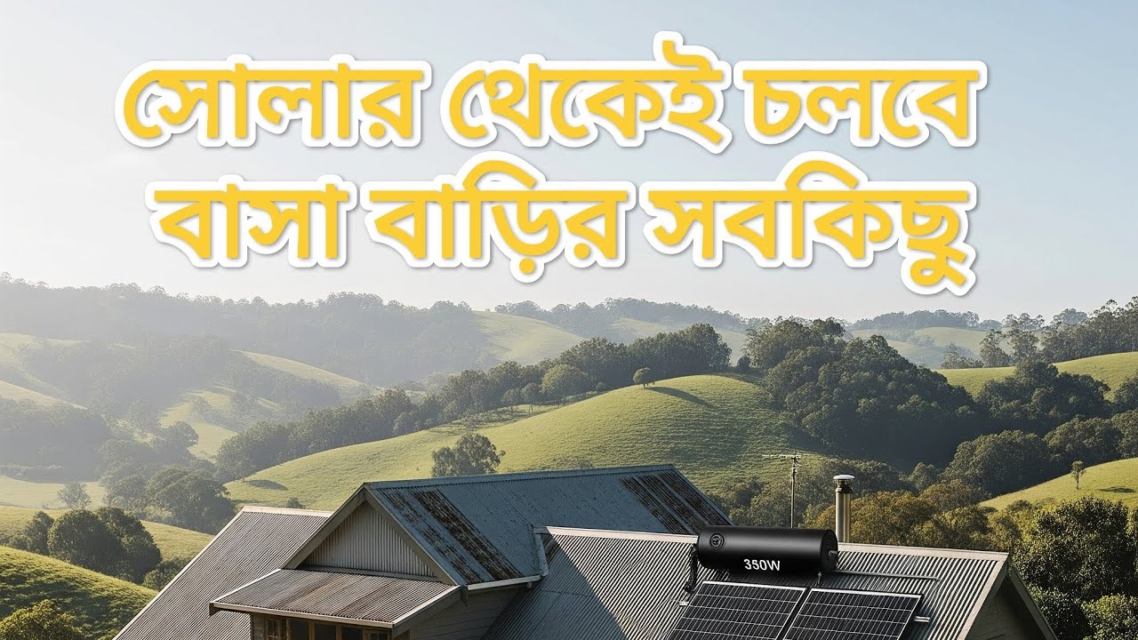 এত কম খরচে এতকিছু!৭০০ ওয়াটেই চলবে ফ্রিজ মোটর রাইস কুকার #foryou #solar #solarsetup #solartips 