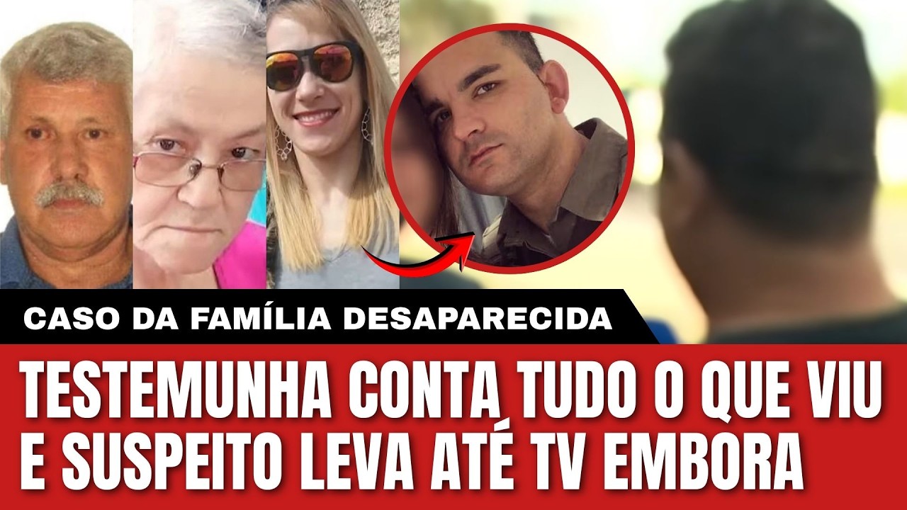 FAMÍLIA AGUIAR: DELEGADO CONFIRMA TER PROVAS PARA INDICIAR SUSPEITO E TESTEMUNHA ENTREGA FALA TUDO