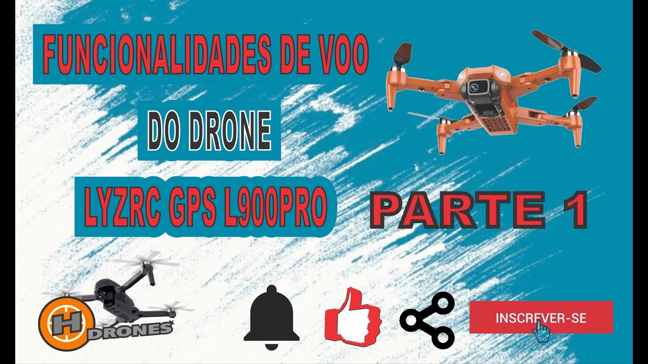 DRONE L900 PRO COMO USAR OS MODOS DE VOO AUTOMÁTICO