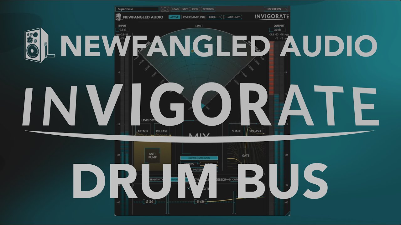How to use Invigorate on your Drums
