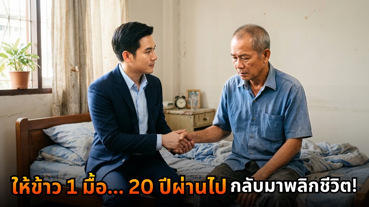 ภารโรงเลี้ยงข้าวเด็กยากจนทุกวัน ผ่านไป 20 ปี เด็กกลับมาพร้อมความลับที่ทำให้คนทั้งโรงพยาบาลอึ้ง!