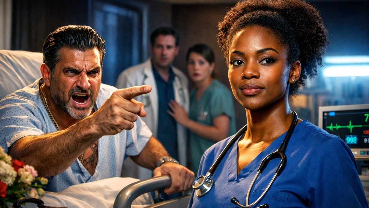 A Furious Mafia Boss Patient Terrorized the Hospital Staff—Until One Calm Nurse Faced Him Without,,,