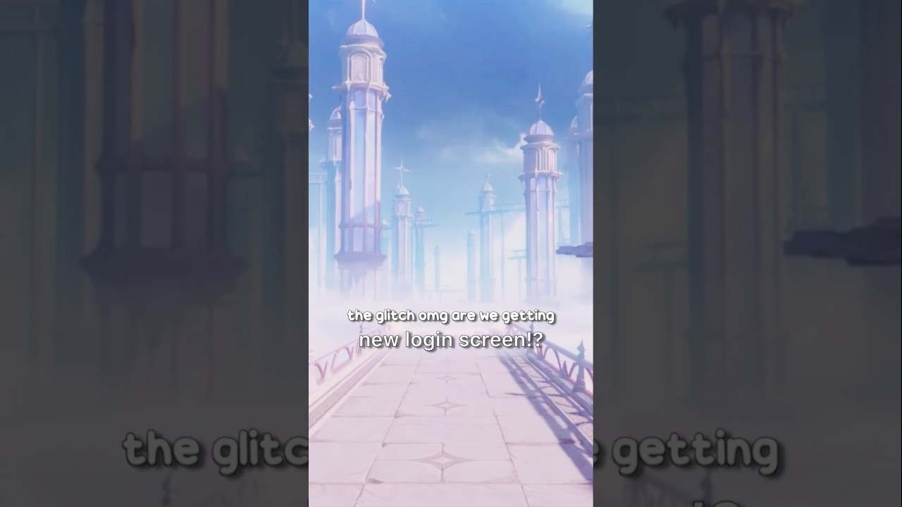 New login screen? #genshinimpact #genshin #hoyoverse #shorts #fyp